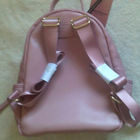 👜💰New with tags JUICY COUTURE Backpack Bag Purse Quilted Taffy Night Out - Picture 6 of 8